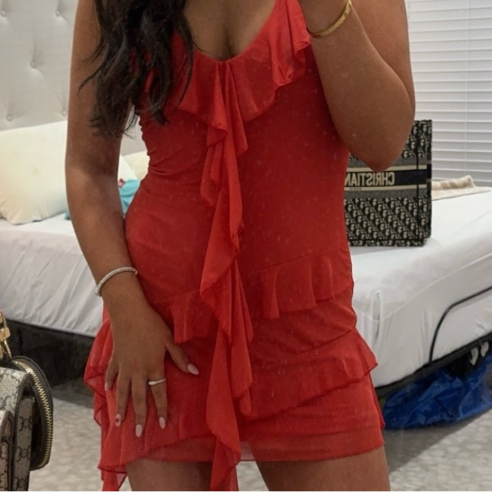 Red Princess Polly dress